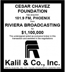 Website - Riviera Bdcstg 101.9 FM PHX and Cesar Chavez